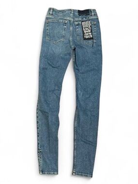 Ksubi Van Winkle Faded Slim Straight Mid Rise Jeans